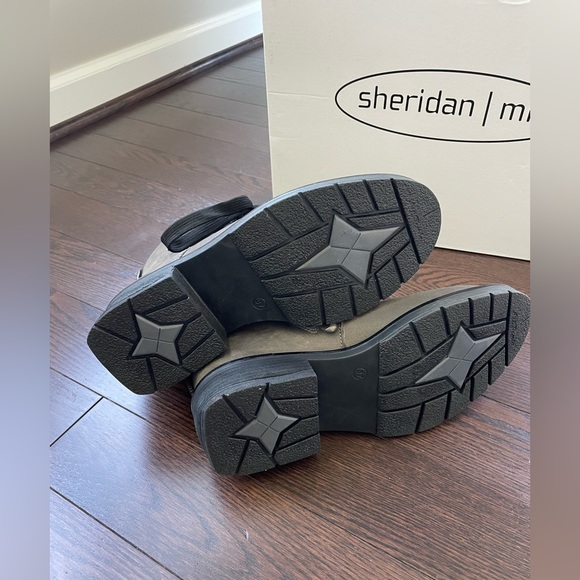 Sheridan Mia Levane- Grey Nubuck boot size 37 never worn NWT - Picture 2 of 7
